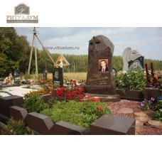 Памятник с фотокерамикой №10 — ritualum.ru