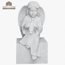 Скульптура ангела из мрамора №116 — ritualum.ru